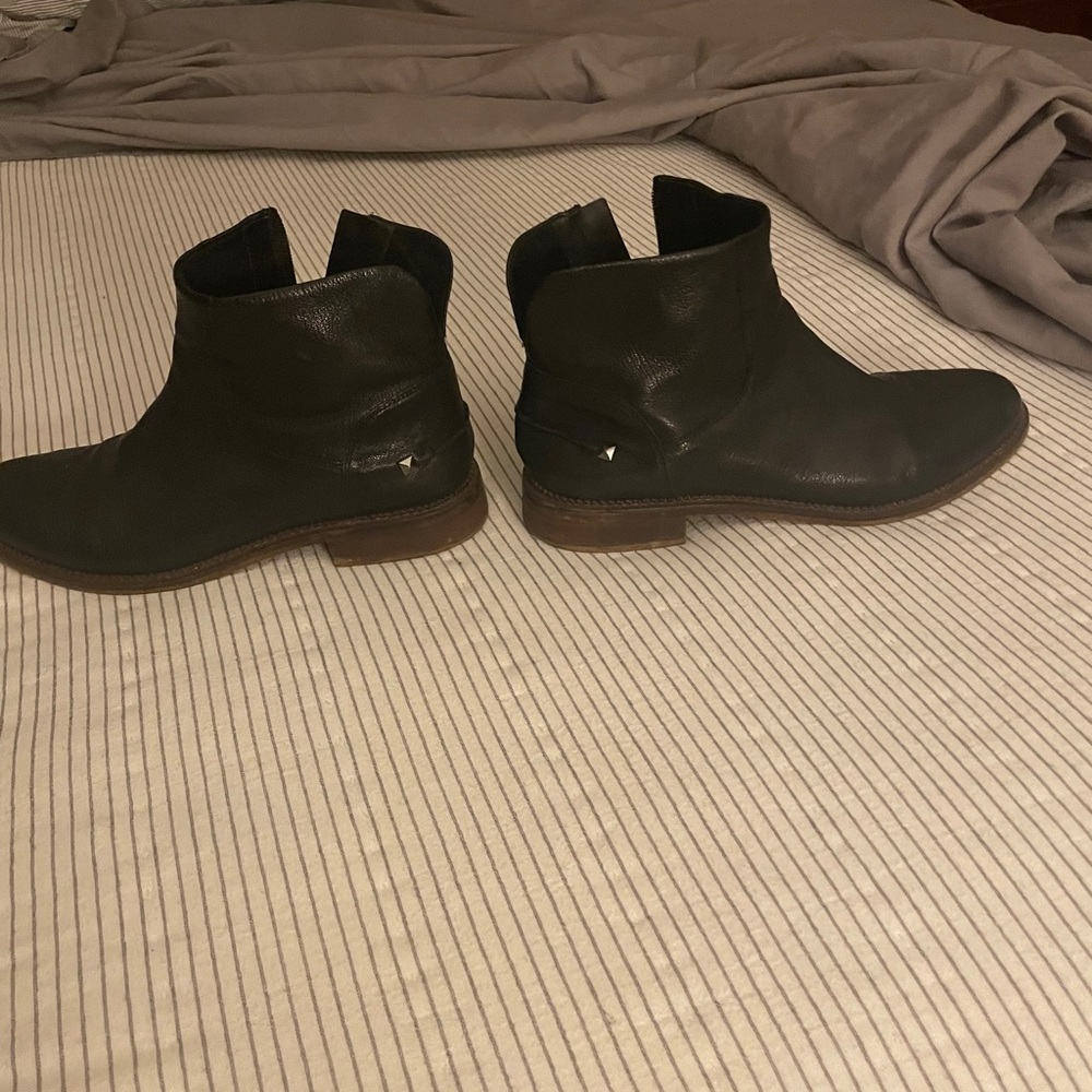Franco Sarto Black Ankle Boots